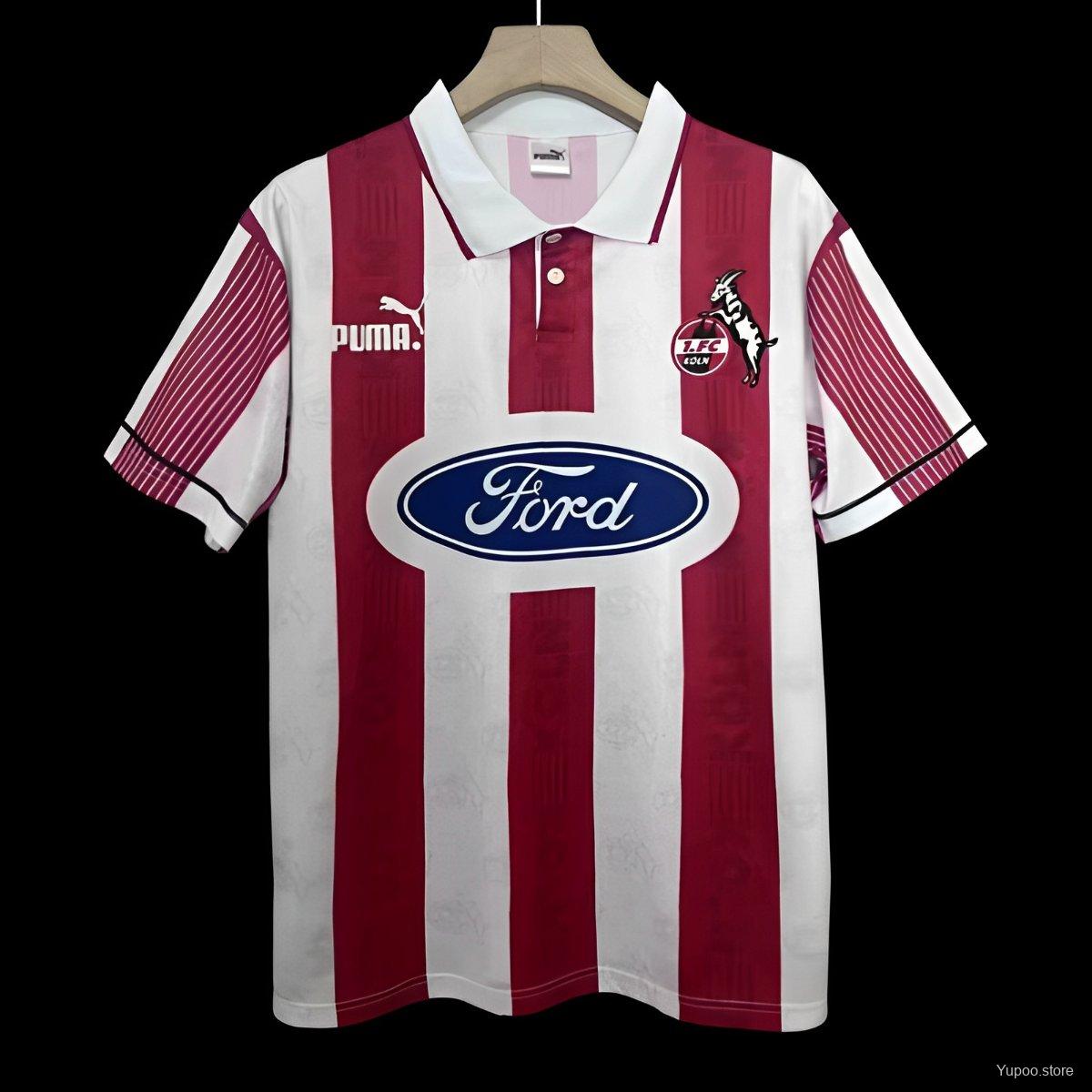 Camiseta de fútbol Köln 1995/96 LOCAL MANGA CORTA VERSION FAN